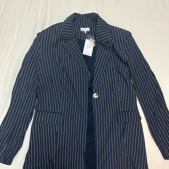 NEW with tags We Wore What Blue Pinstripe Blazer Never Worn!! - Picture 6 of 6